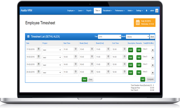 timesheet